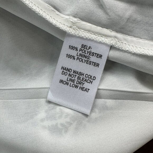 LULU'S Blue & White Geometric Print Strappy Sundress Size large - Picture 10 of 12